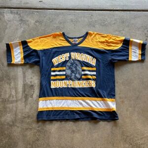 Vintage West Virginia Mountaineers Franklin Sports T-Shirt‎ XL